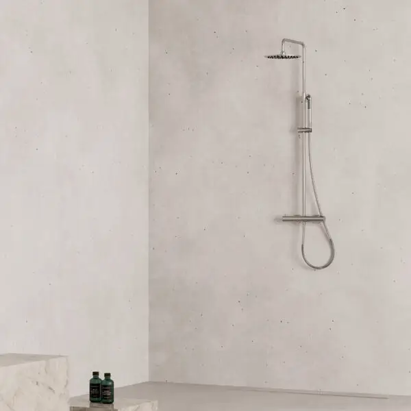 DOCCIA-PARETE-LEVANTE-TERMOSTATICA-INOX