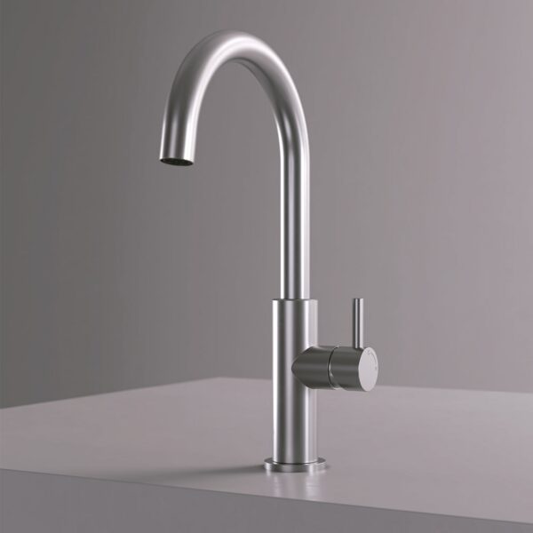 RUBINETTO-LAVELLO-LEVANTE-ALTO-INOX