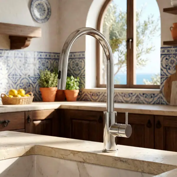 RUBINETTO-LAVELLO-LEVANTE-ESTRAIBILE-INOX