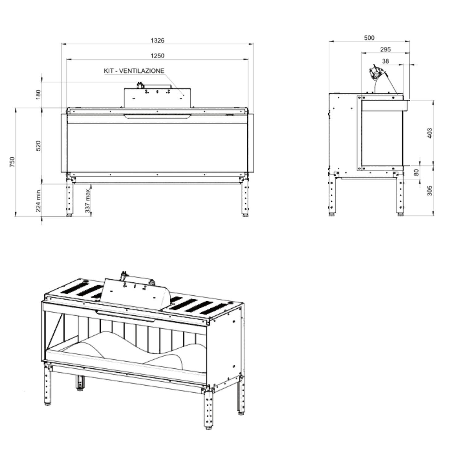 CAMINETTO-LASA-125 - Imagen 4