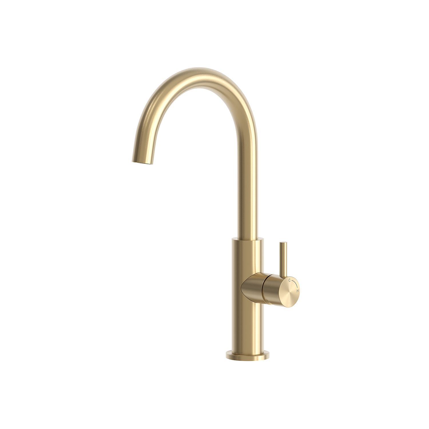 RUBINETTO-LAVELLO-LEVANTE-ALTO-ORO - Imagen 2